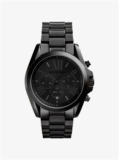 michael kors all black watch.